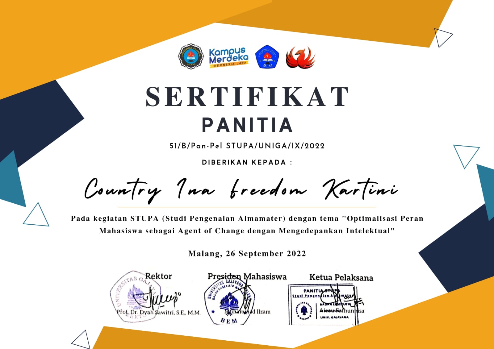 Sertifikat Lainnya